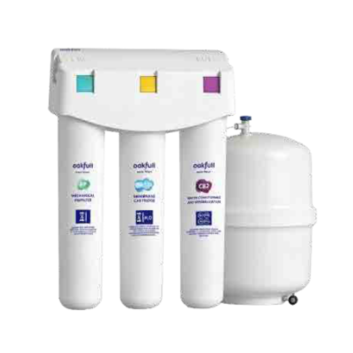 3-Cartridge Non-Electric RO Water Purifier