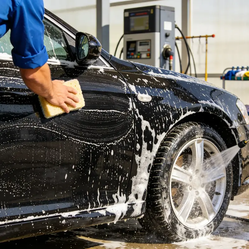 Car wash water treatment setup 1