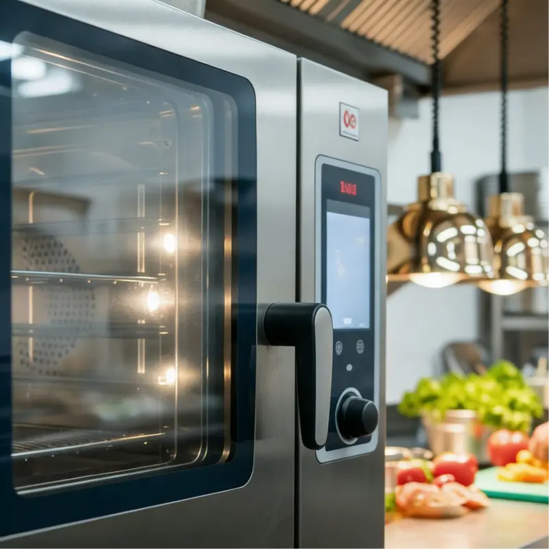 Restaurant kitchen with water treatment focus